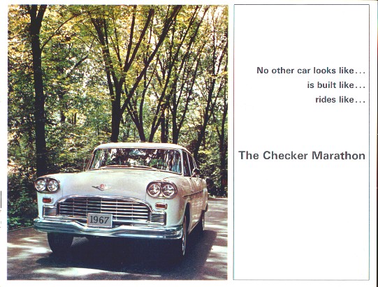 1967 Checker Auto Advertising